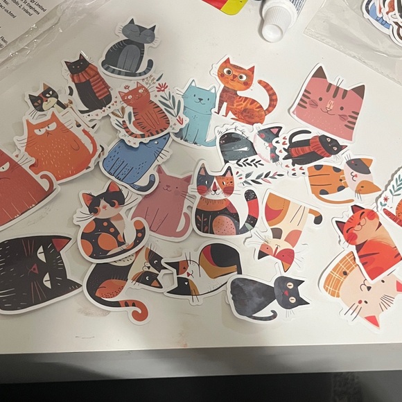 Other - Kawaii Animated Lot of Stickers Set of 25 New in Package Shipping Supplies